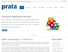 Tablet Screenshot of pratasolutions.com